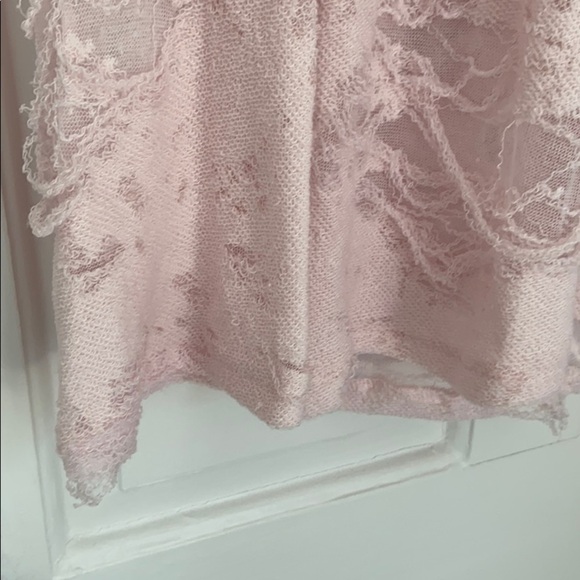 NWOT IRO jeans Anile light pink distressed sweater - Picture 6 of 7